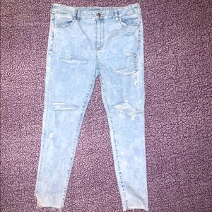 nwt american eagle ripped jeans size 16